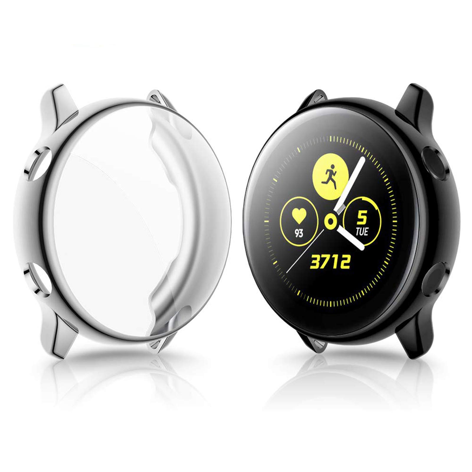 KIMILAR Screen Protector compatible with Samsung Galaxy Active 40mm (Not for Active 2), [Can Charge with Case on] Full Coverage TPU Screen Protector Case compatible with Samsung Galaxy Active 40mm