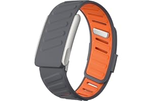 omee Silicone Sport Band Compatible with Whoop 5.0 Band Strap Men Women, Breathable Sport Adjustable Waterproof Replacement Wristbands Straps for Whoop 5.0 Silicone Bands