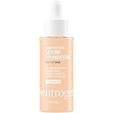 Neutrogena Healthy Skin Sensitive Skin Serum Foundation with Pro-Vitamin B5, Color Correcting & Pore Minimizing Liquid Foundation & Face Serum, Buildable Coverage, Light 02, 1 oz