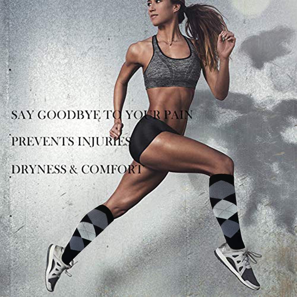 Copper Compression Socks for Women and Men(20-30 mmHg) - Best Medical for Running Athletic Nurses Pregnancy Flight Travel: Clothing
