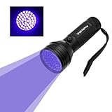 Vansky&nbsp;51LED 紫外線ブラックライト UVライト懐中電灯 ペットのオシッコ汚れ対策に（ブラック）