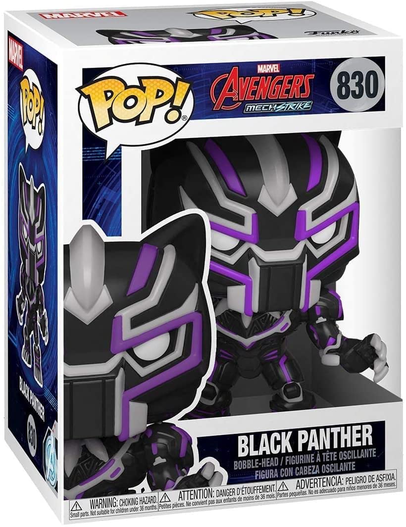 Funko POP! Marvel Mech-Black Panther Comics Vinyl - Marvel Comics - Collectable Vinyl Figure - Gift Idea - Official Merchandise - Toys for Kids & Adults - Comic Books Fans
