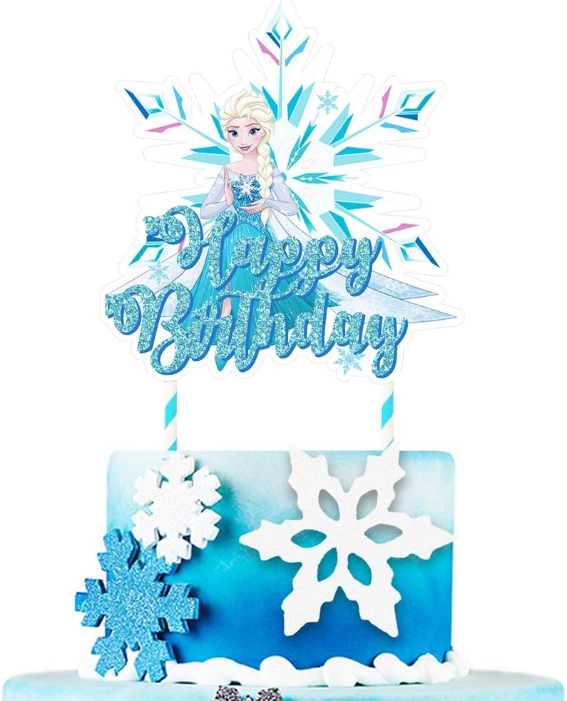 Amazon Com 1 Cake Decorations For Frozen Cake Toppers Ice Toys Games