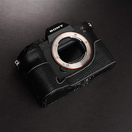 XJXJ Funda para cámara/Base para cámara/Funda de Cuero Base para ...