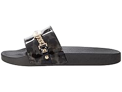 bebe Faline Black/Grey Leopard 7 M