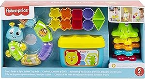 Fisher-Price Sort, Snap & Spin Infant Toy Trio