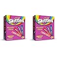 Skittles Singles To Go Wild Berry Variety Pack, Watertok Powdered Drink Mix, Zero Sugar, Low Calorie, Includes 4 Wild Berry Flavors, 1 Box (30 Single Servings) (Pack of 2)