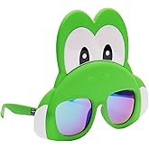 Sun-Staches Official Super Mario Sunglasses | Mario Luigi Peach Bowser Yoshi Wario or Waluigi Costume Accessory | Fits Most