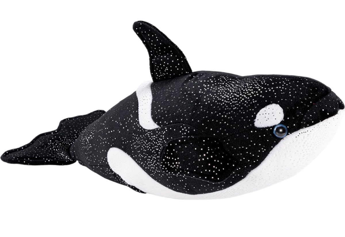 Carl Dick Whale Orca Fish, 16.5 inches, 42cm, Plush Toy, Soft Toy 3575