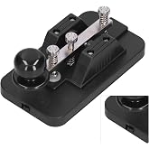 Voice Practice Code Kit Morse, Morse Code Telegraph Key Morse Code Communication Morse Code Key Telegraph Tapper Manual Practice Tool Trainer with Buzzer for Beginner