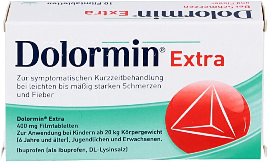Dolormin Extra Filmtabletten Bei Schmerzen Und Fieber 10 St