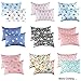 IBraFashion Toddler Pillowcases 100% Cotton 14x19 for 13x18, 12x16 Pillow Set of 2 (Cupcakes & Ice Cream Cones)