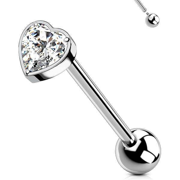 Amazon.com: BodyJewelryOnline Lix Motorized 316L Surgical Steel Tongue Ring  - Silver- Improved Motor : Clothing, Shoes & Jewelry