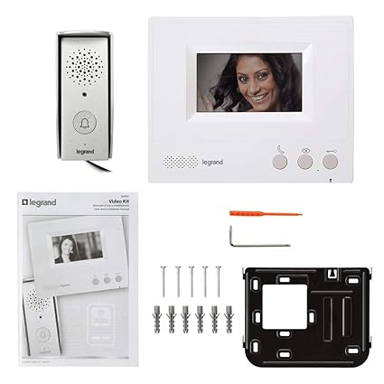 Legrand 4.3 inch color LCD Video Door Phone (white, hands-free)
