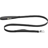 Ruffwear, Front Range Dog Leash, 5 ft Lead, Basalt Gray | Light &amp; Strong Lockable Swivel Crux Clip, Padded Handle, Durable Webbing, Traffic Handle &amp; Accessory Loop for Everyday Walks