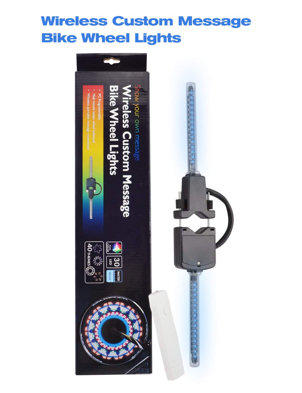 custom bicycle wheel lights