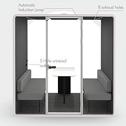 Soundproof Office Pod Booth, Quiet Meeting Pod with