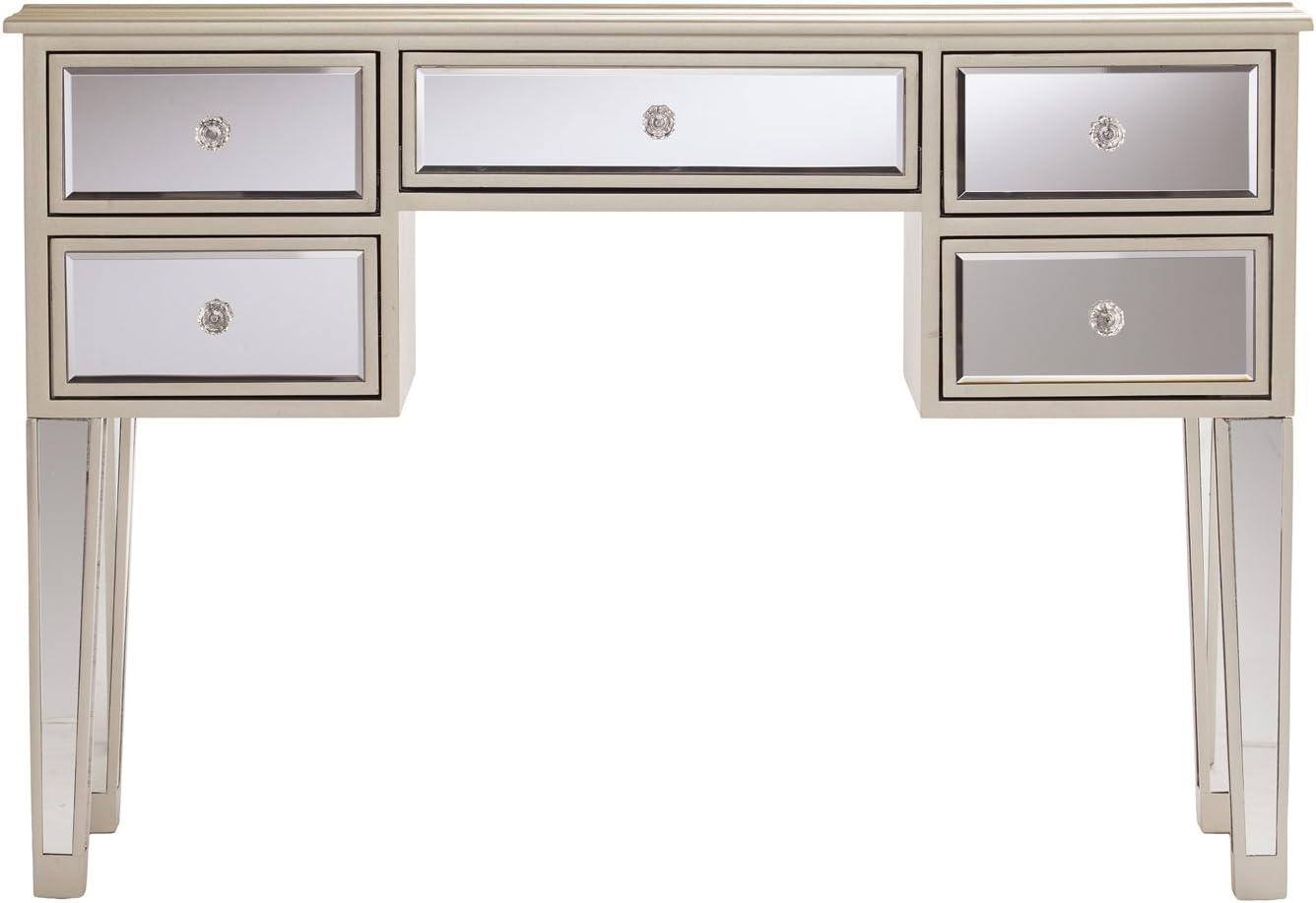 Best mirrored writing desk with drawers