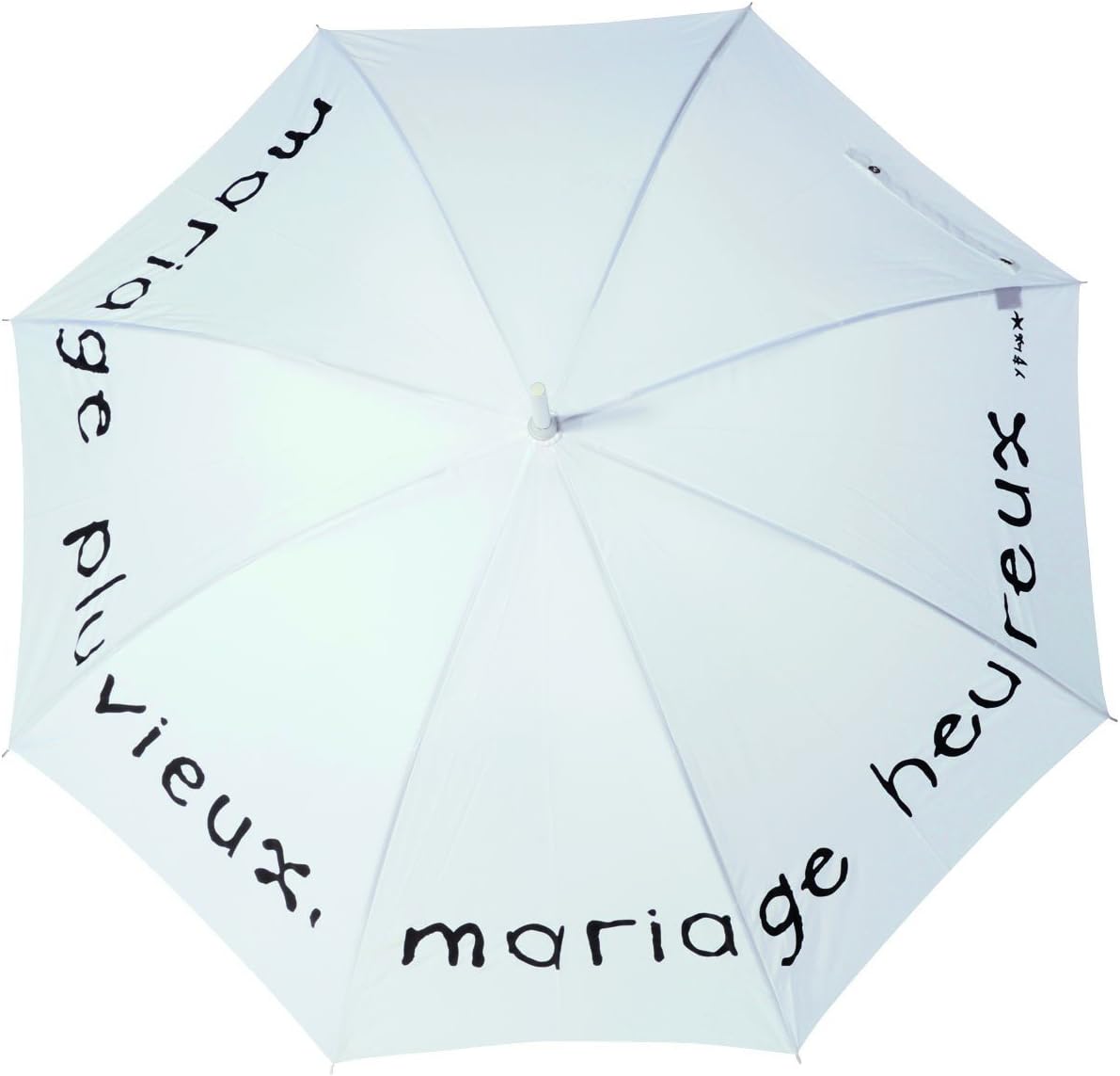 Parapluie Ze P Brok Mariage Pluvieux Mariage Heureux Blanc