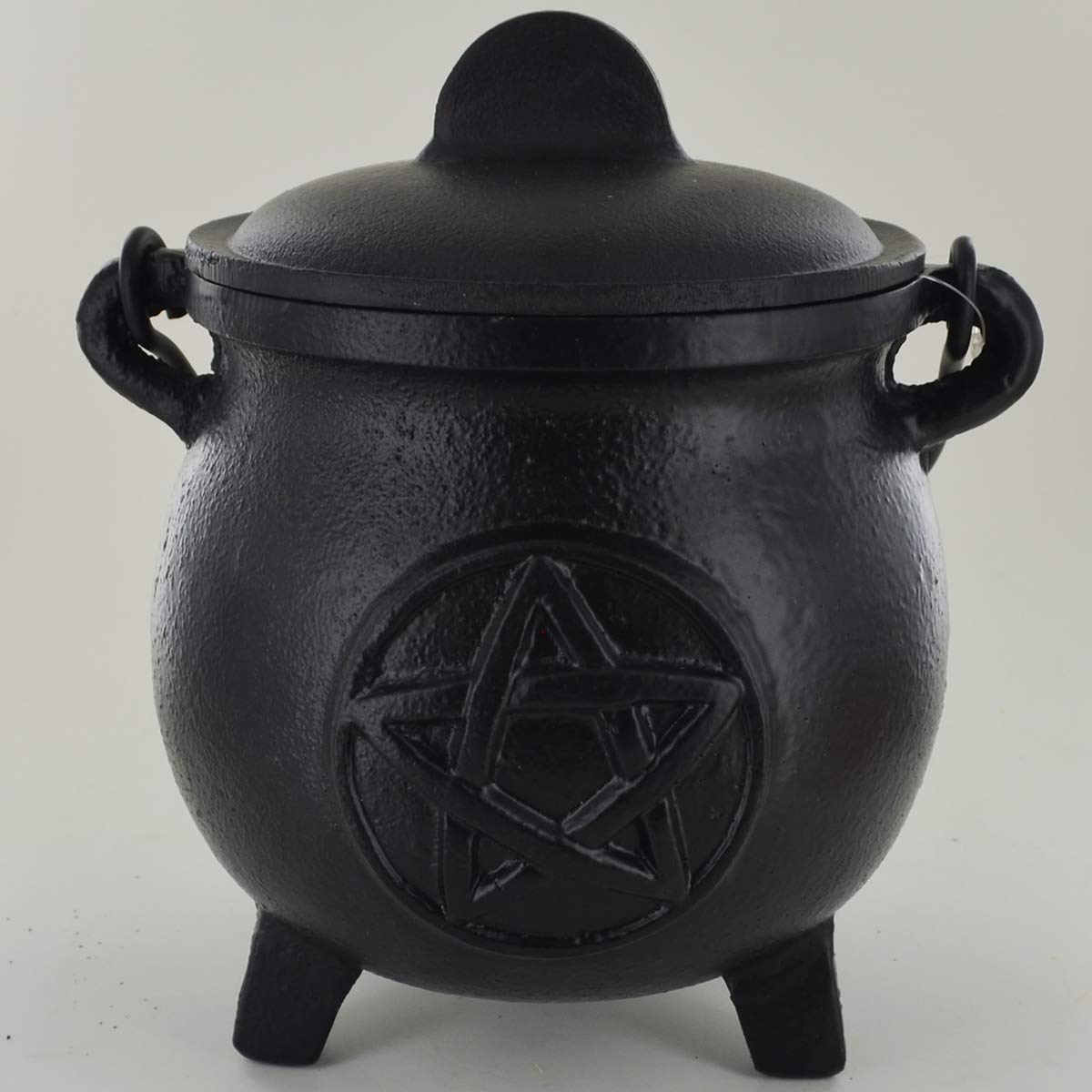 Cast Iron Cauldron Pentagram Large Witch & Magic Accessory for Wicca Potions Neopaganism Gift