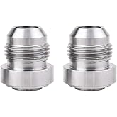 EVIL ENERGY Male 10AN Weld on Bung Fitting Stainless Steel 2Pcs