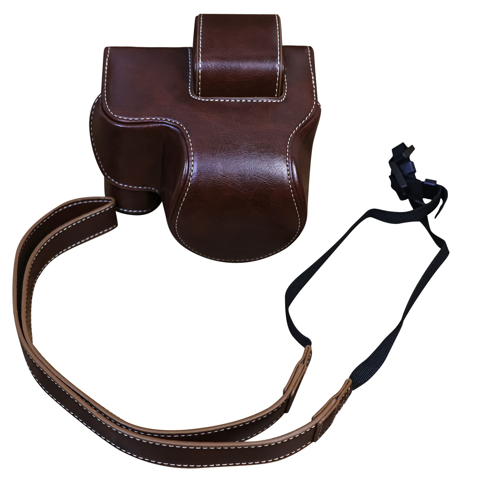 MUZIRI KINOKOO Z30/Z50 Case Compatible for Z30 Z50 Digital Camera - PU Leather Full Protection Camera Case with Adjustable Shoulder Strap - Coffee