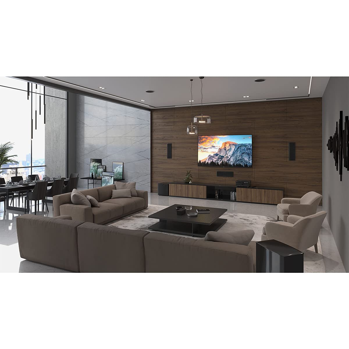 Yamaha RX-A8A AVENTAGE 11.2-Channel AV Receiver - 8K and 4K/120, eARC, Dolby Atmos, DTS:X, Auro-3D, Surround:AI, Wi-Fi, Bluetooth, MusicCast