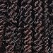 3 Pack Spring Twist Crochet Hair Ombre Brown Crochet Braids 8 Inch Spring Well Synthetic Fluffy Twist Hair Extension 110g/Pack T1B/30#