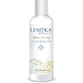 LEMYKA Eczema body Cream for eczema relief, Natural hand and body lotion, Gentle for sensitive skin, 8.3OZ, Infused with Aloe Vera & Calendula, Panthenol
