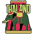 Vagabond Heart Thailand Sticker - Weatherproof Vinyl Thai Souvenir - Elephant Decal