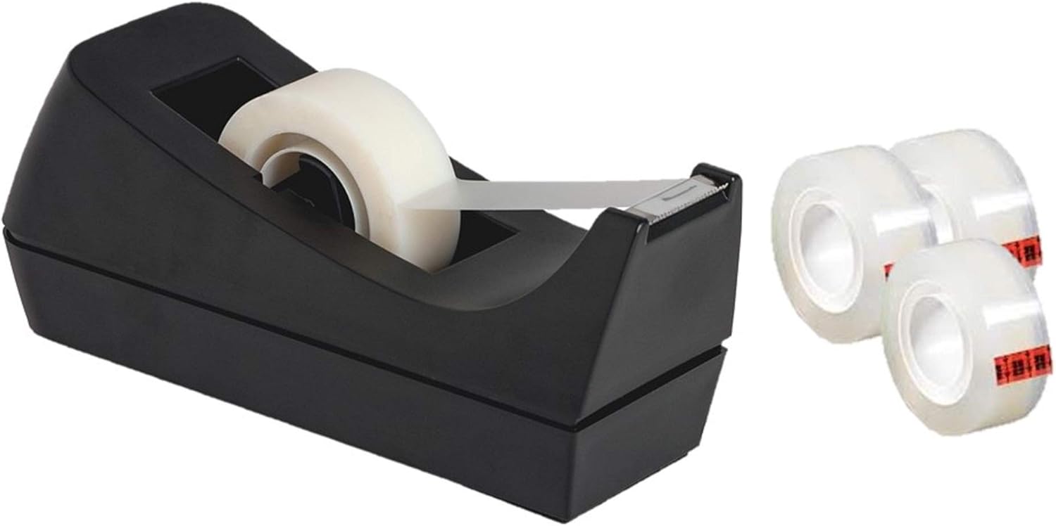 Amazon Com Closeout Transparent Tape 3 4 X 1000 36 Rolls Of Tape With Weighted Dispenser Office Products