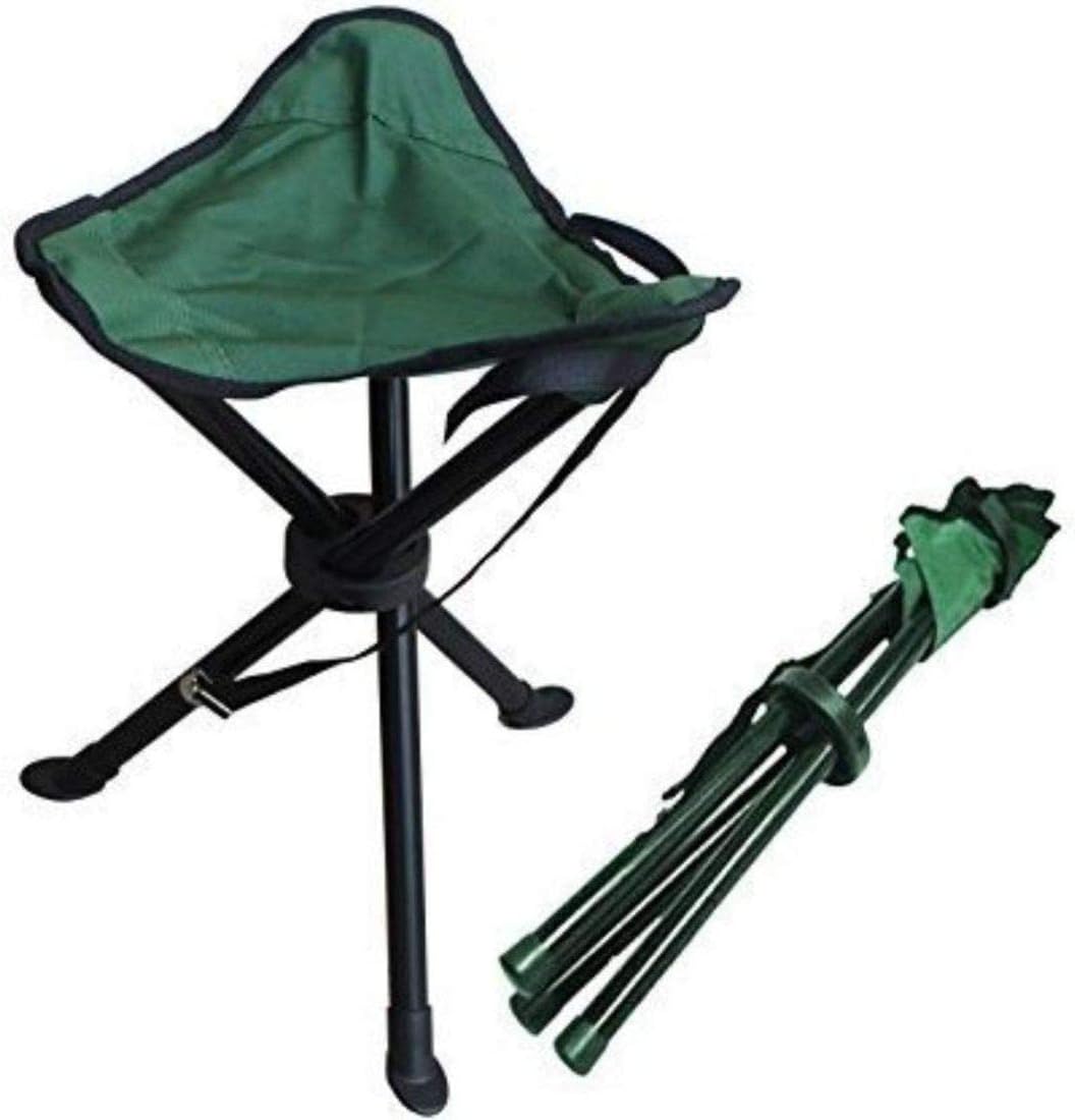 BESTOW® Portable Folding Tripod Stool for Picnic and Camping, Multicolor