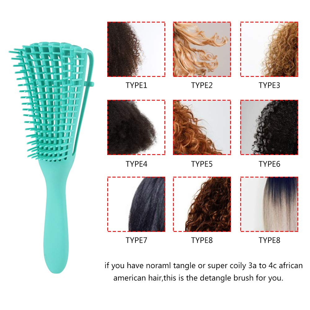 Buy 2 Pack Detangling Brush For Natural Hair Wet Dry Detangle