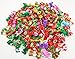 Hixixi 24pcs/12pairs Pet Dog Christmas Samll Hair Bows with Rubber Bands Xmas Cat Puppy Grooming Accessories