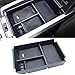 Autou Black Center Console Armrest Storage Box Organizer Tray for Ford Raptor 2013 2014 Accessories