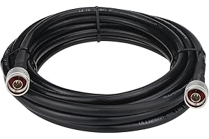 UIInosoo-400 Ultra Low Loss N Type Coax Cable, 20ft 50 Ohm N Male to N Male Cable for Antenna, WiFi Router, Signal Booster, A
