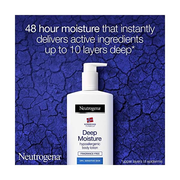 Neutrogena Norwegian Formula Deep Moisture Body Lotion Dry and Sensitive Skin, 400ml