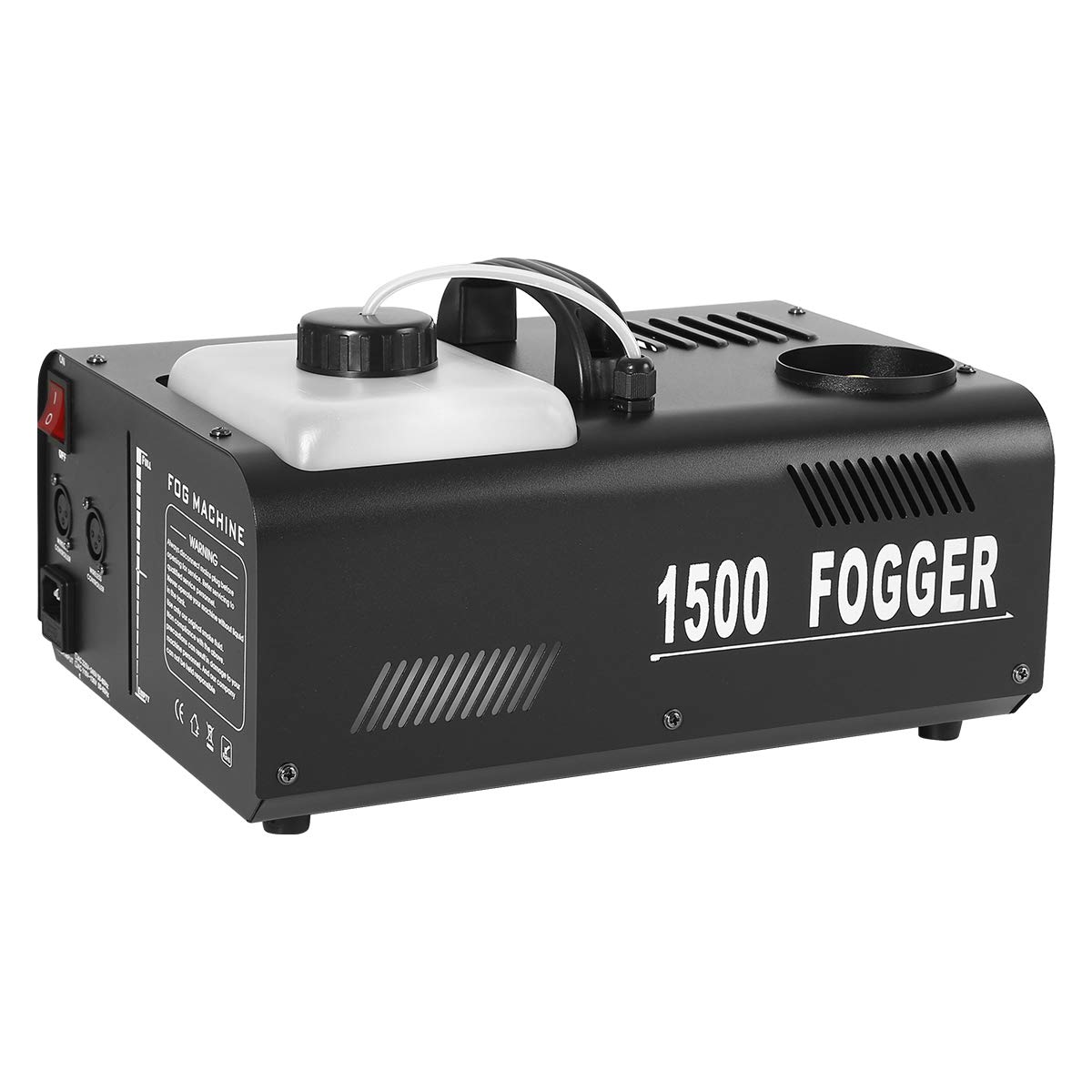 TC-Home 1500W Vertical Stage Fog Smoke Machine 2L Upspray Fogger with Wireless/Wire Remote