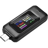 MakerHawk Typ-C USB-Messgerät, Tester, Leistungsmesser, USB-Multimeter, Spannungs- und Stromtester, 0-5,1 A, 4-30 V, USB-Stro