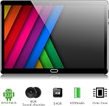 Padgene 10.1" Android 12 Tablet 4GB RAM 64GB ROM Octa-core 4G WiFi FHD IPS view 2