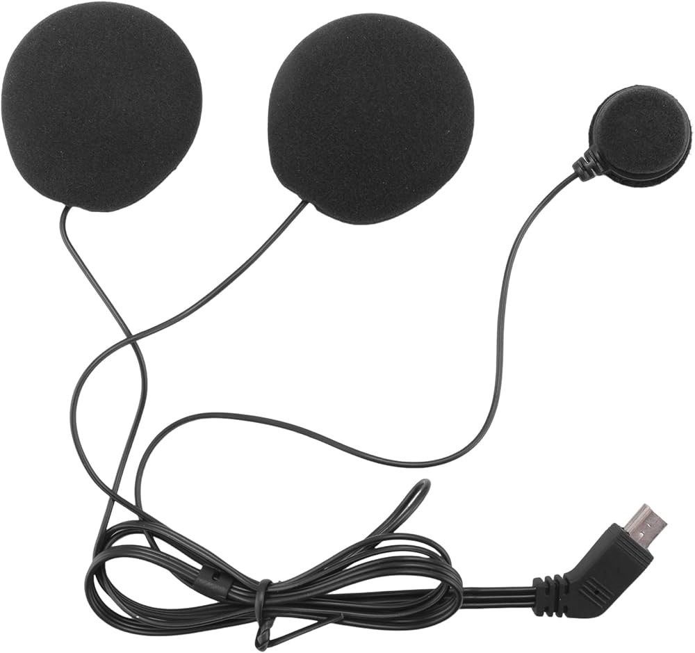 Wresetly Motorcycle Helmet Bluetooth Microphone Speaker Headset Full Universal