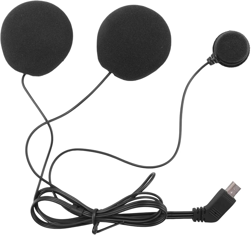 Wresetly Motorcycle Helmet Bluetooth Microphone Speaker Headset Full Universal
