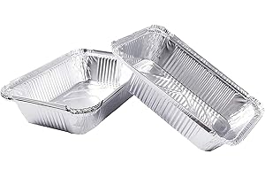 soldbbq Drip Pans for Char-Broil 2425514W12 Big Easy Grease Tray, Aluminum BBQ Foil Pans, Disposable Grease Trays Replacement Parts for Charbroil The Big Easy Oil-Less Turkey Fryer Accessories, 5PCS