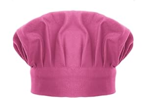 TopTie Chef Hat for Kid & Adult, Cotton Elastic Adjustable Kitchen Cooking Baking Hat