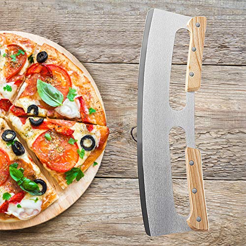 Pizza Cutter, Premium Stainless Steel Pizza Knife Cutters Slicer with