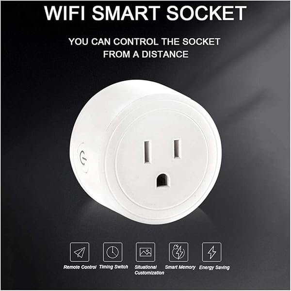 Conector MULTI SMART 16A MINI WIFI SELL SOCKET con Alexa Google Home IFTTT Smart Socket Control de voz calendario y funcin de temporizador sin hub requerido 3PACK Size UK