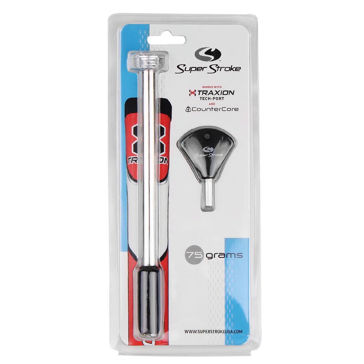 Super Stroke Unisex Counter Core Putter Grip Weight, Silver, 75 G EU