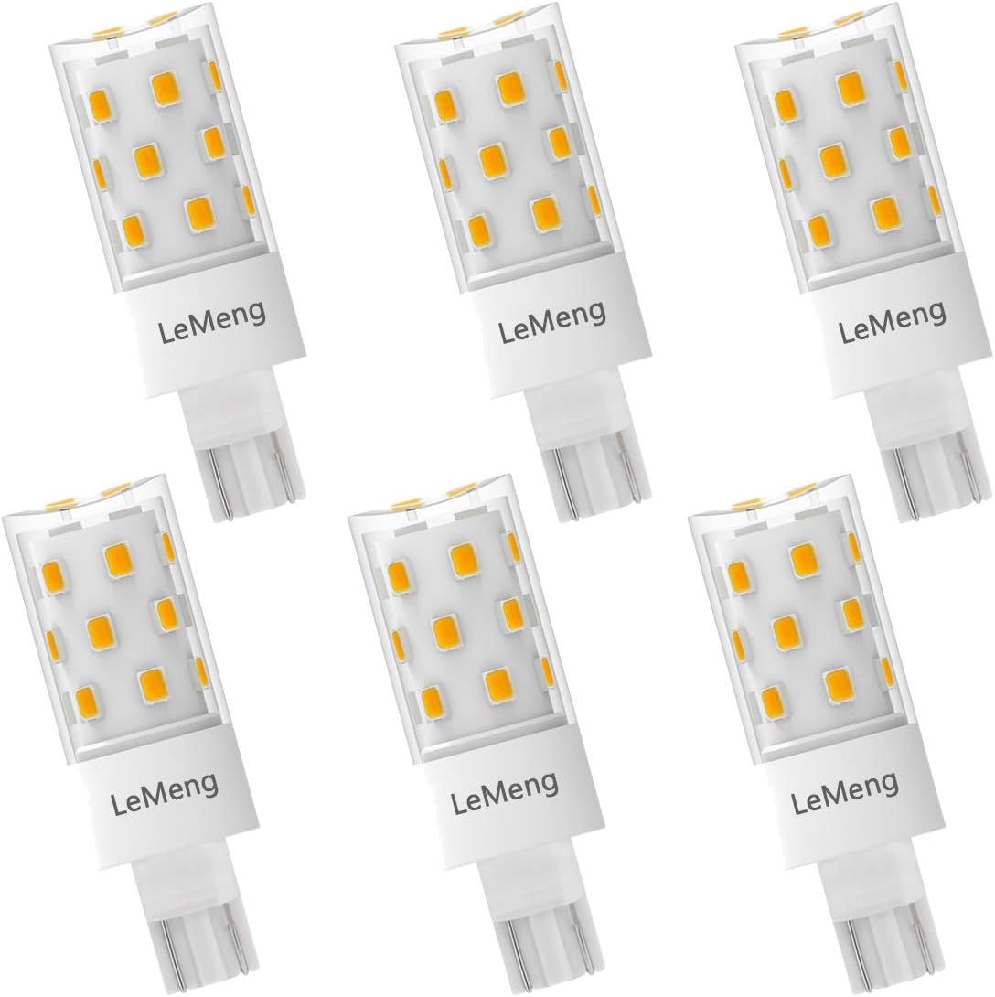 LeMeng 50watt T10 Wedge Base LED Light Bulb 5W 500lm 12VAC/DC for