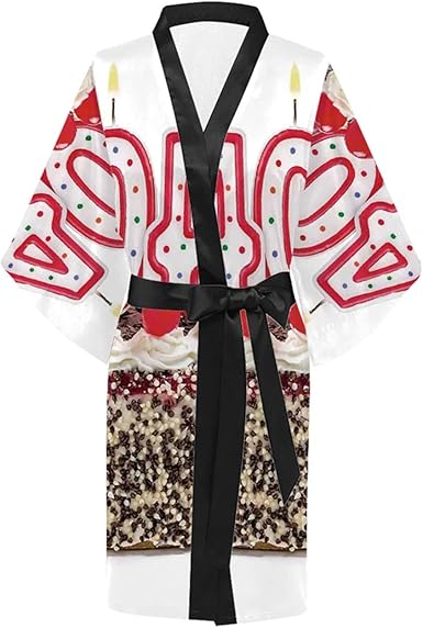 C Coaballa 40th Birthday Decorations Elegant Kimono Robe For