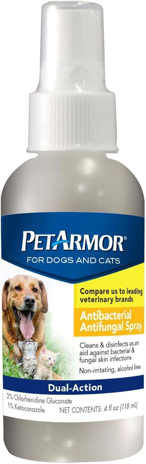 PetArmor Antibacterial Antifungal Spray - 4 oz